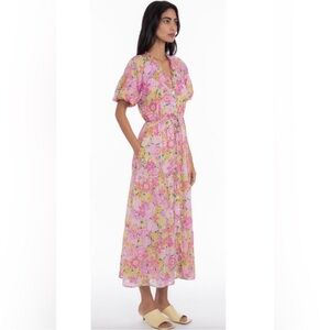 Banjanan Poppy Dress in Bloomsbury Crocus M